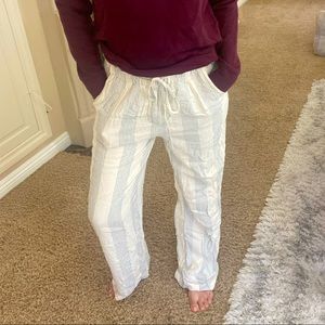 Carly Jean lined linen pants